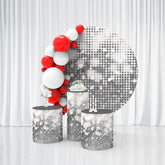 Silber Bokeh Funkeln Glücklich Geburtstag Party Hintergrund Bausatz